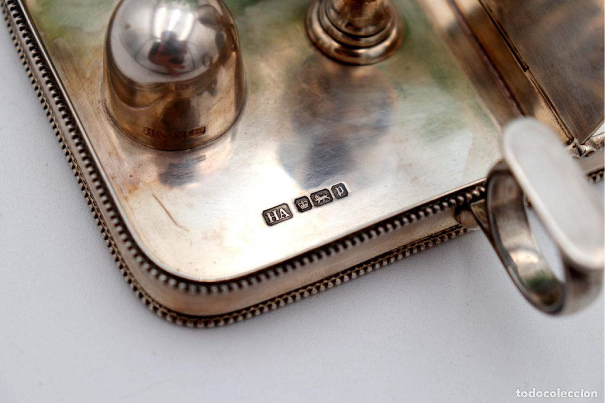 Antig&uuml;edades: Juego de fumar, en plata - Foto 5