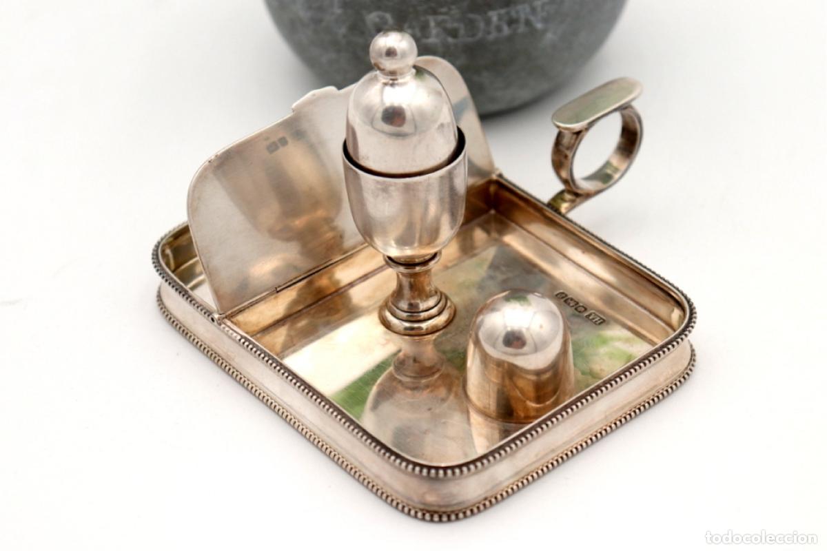 Antig&uuml;edades: Juego de fumar, en plata - Foto 7