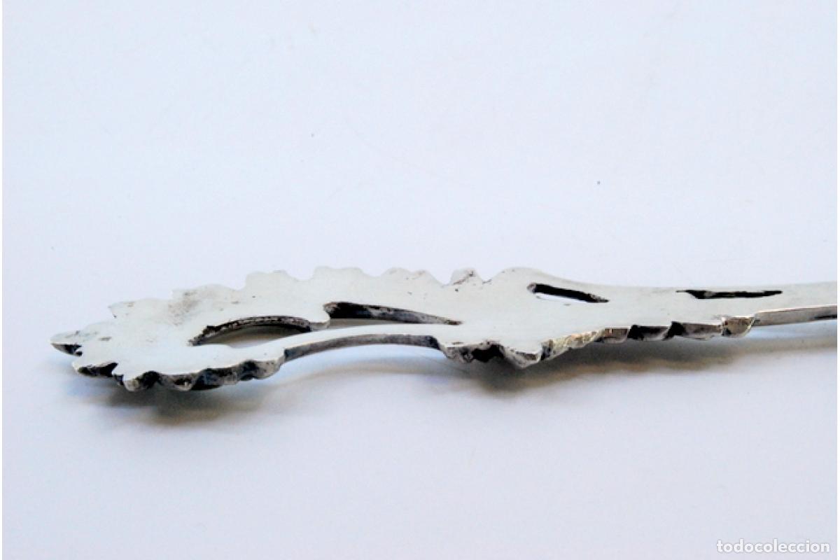 Antig&uuml;edades: Colador de t&eacute;, en plata - Foto 4