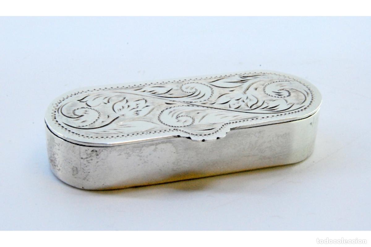 Antig&uuml;edades: Pastillero, en plata - Foto 7