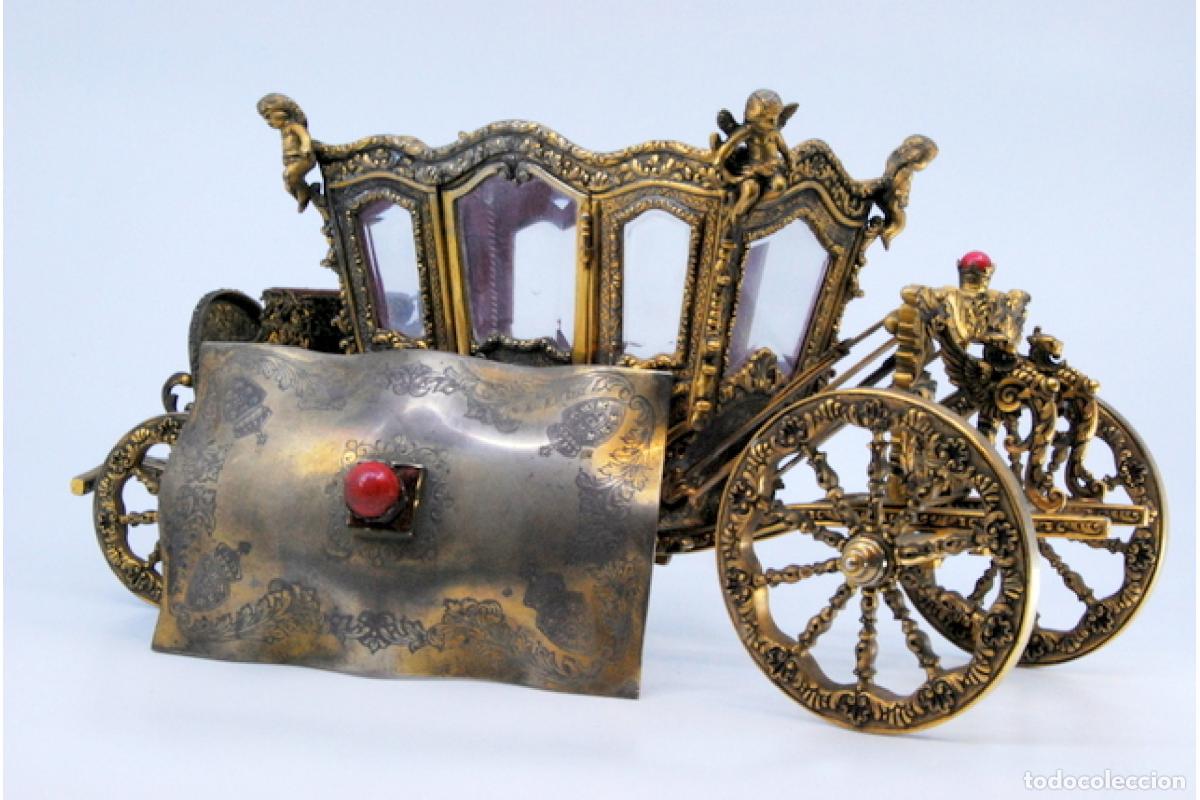Antig&uuml;edades: Carruaje de plata dorada - Foto 10