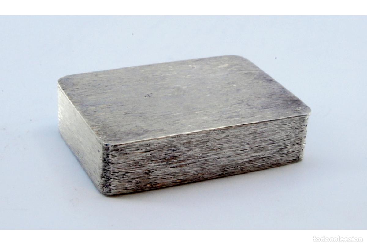 Antig&uuml;edades: Pastillero, en plata - Foto 2