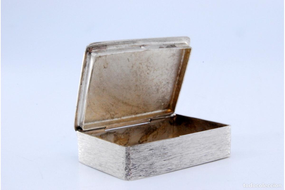 Antig&uuml;edades: Pastillero, en plata - Foto 8