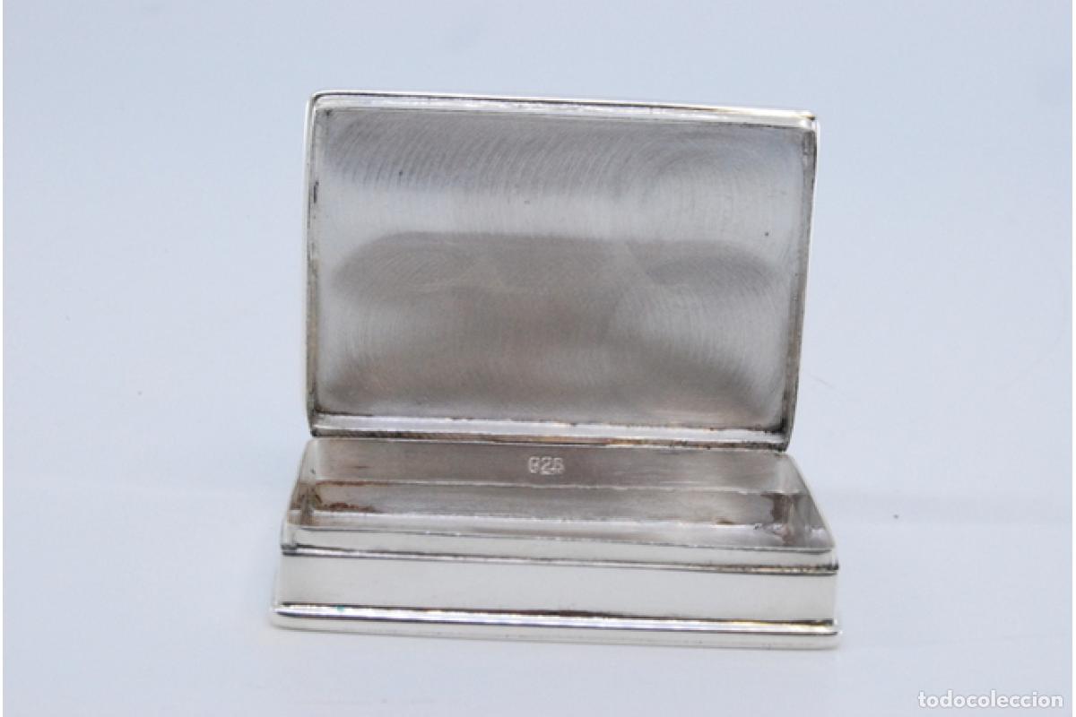 Antig&uuml;edades: Pastillero, en plata - Foto 2