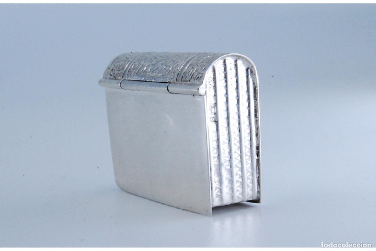 Antig&uuml;edades: Pastillero, en plata - Foto 4