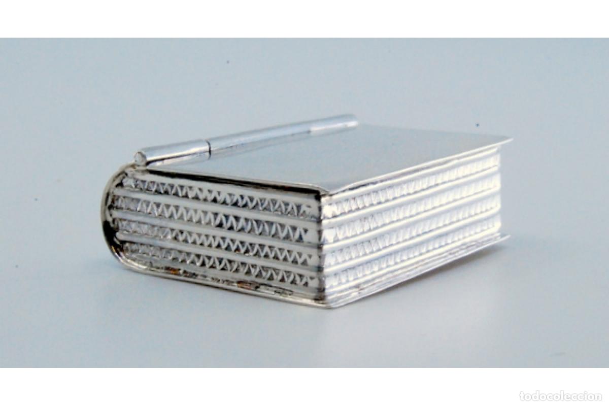 Antig&uuml;edades: Pastillero, en plata - Foto 10