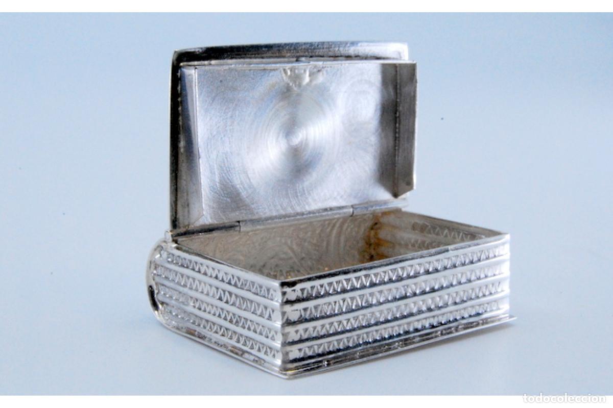 Antig&uuml;edades: Pastillero, en plata - Foto 11