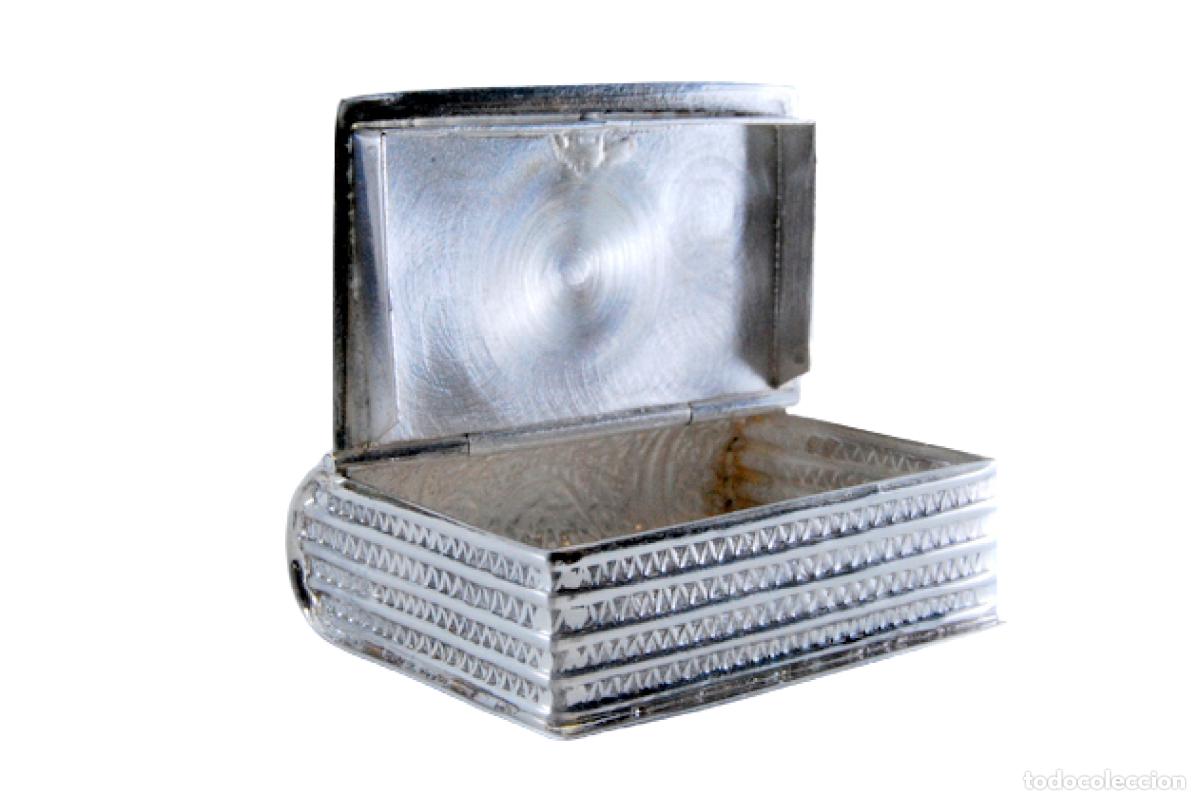 Antig&uuml;edades: Pastillero, en plata - Foto 1