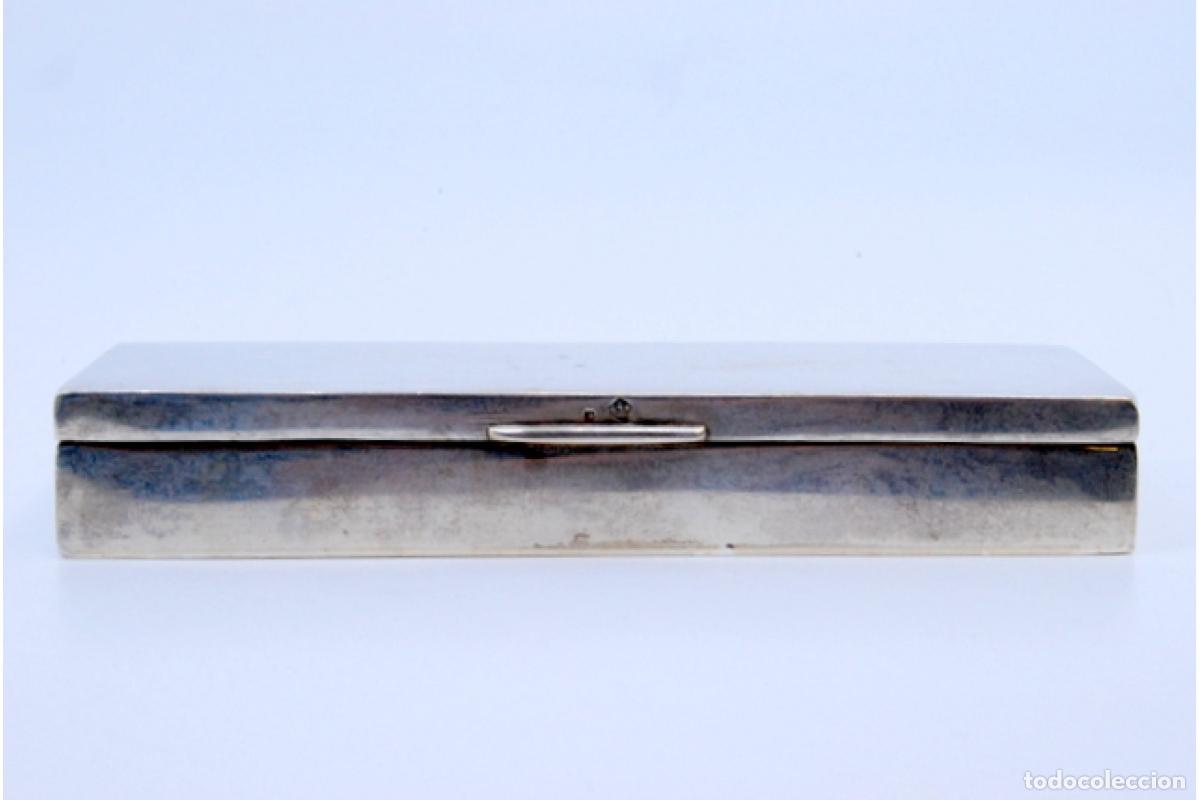Antig&uuml;edades: Tabaquera, en plata - Foto 9