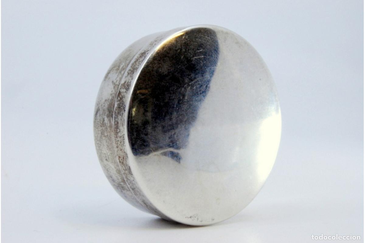 Antig&uuml;edades: Pastillero, en plata - Foto 7