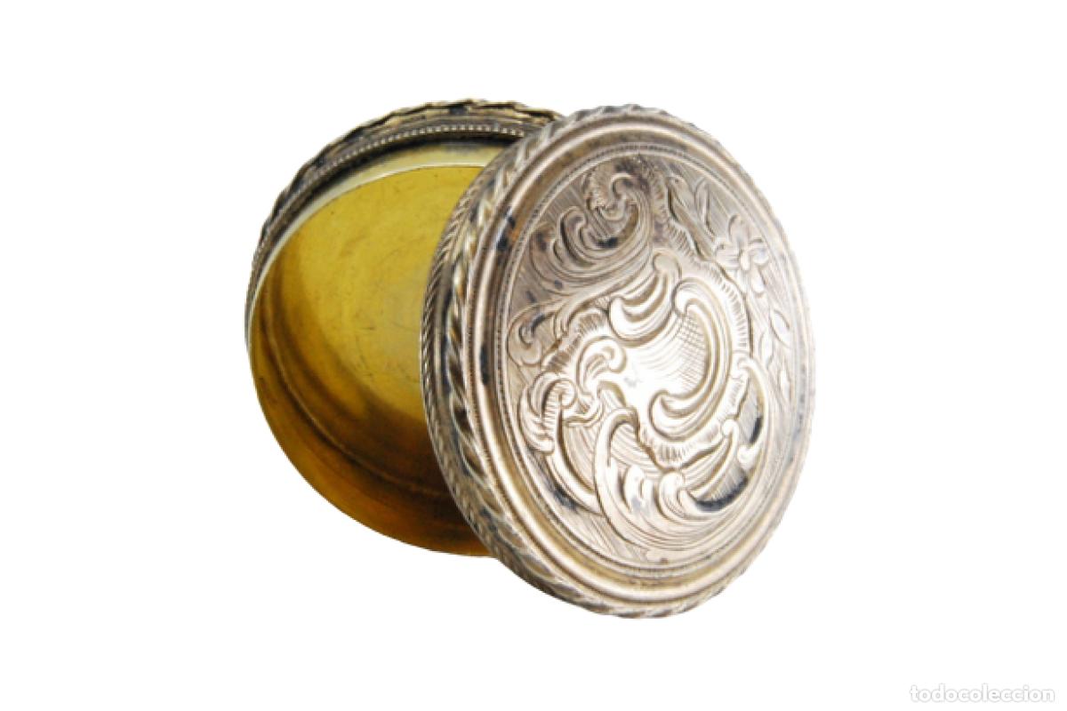 Antig&uuml;edades: Pastillero, en plata