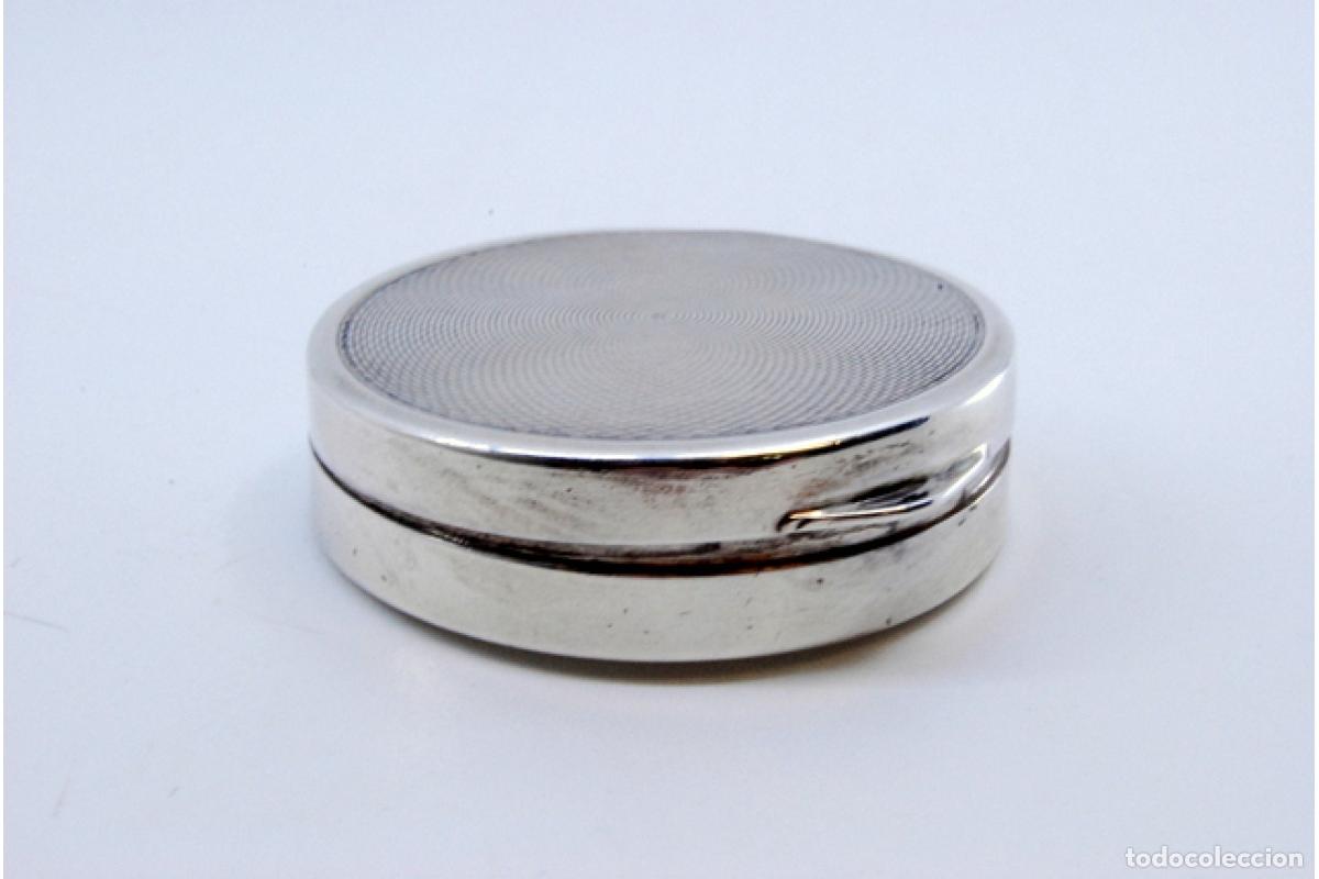 Antig&uuml;edades: Pastillero, en plata - Foto 2