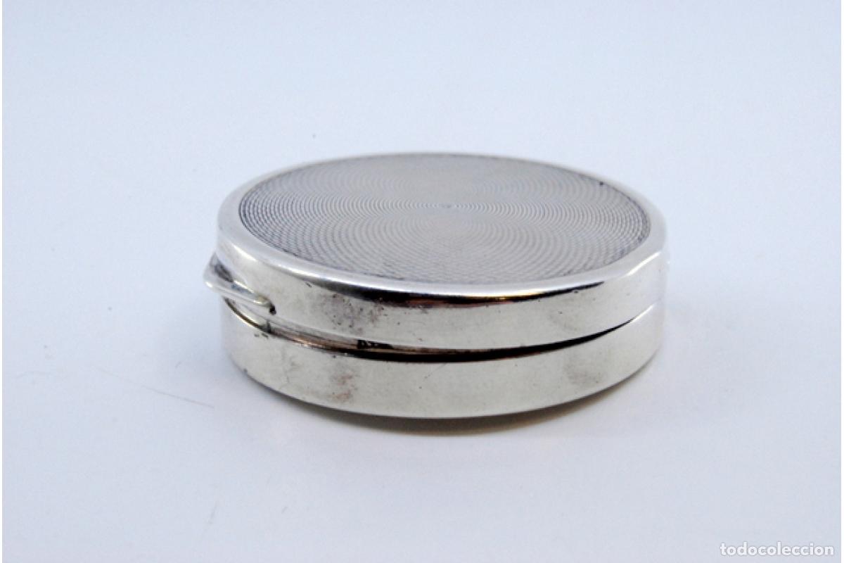 Antig&uuml;edades: Pastillero, en plata - Foto 3
