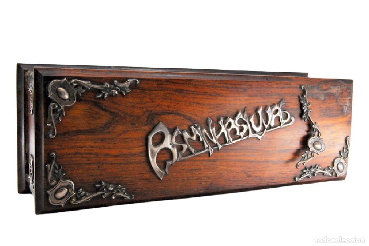 Antig&uuml;edades: Joyero, hecho de madera y plata. - Foto 1