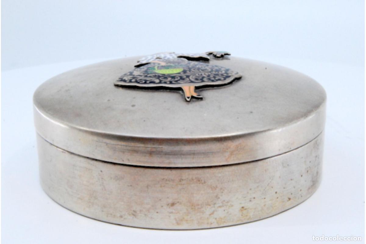 Antig&uuml;edades: Caja de plata para alfileres. - Foto 7