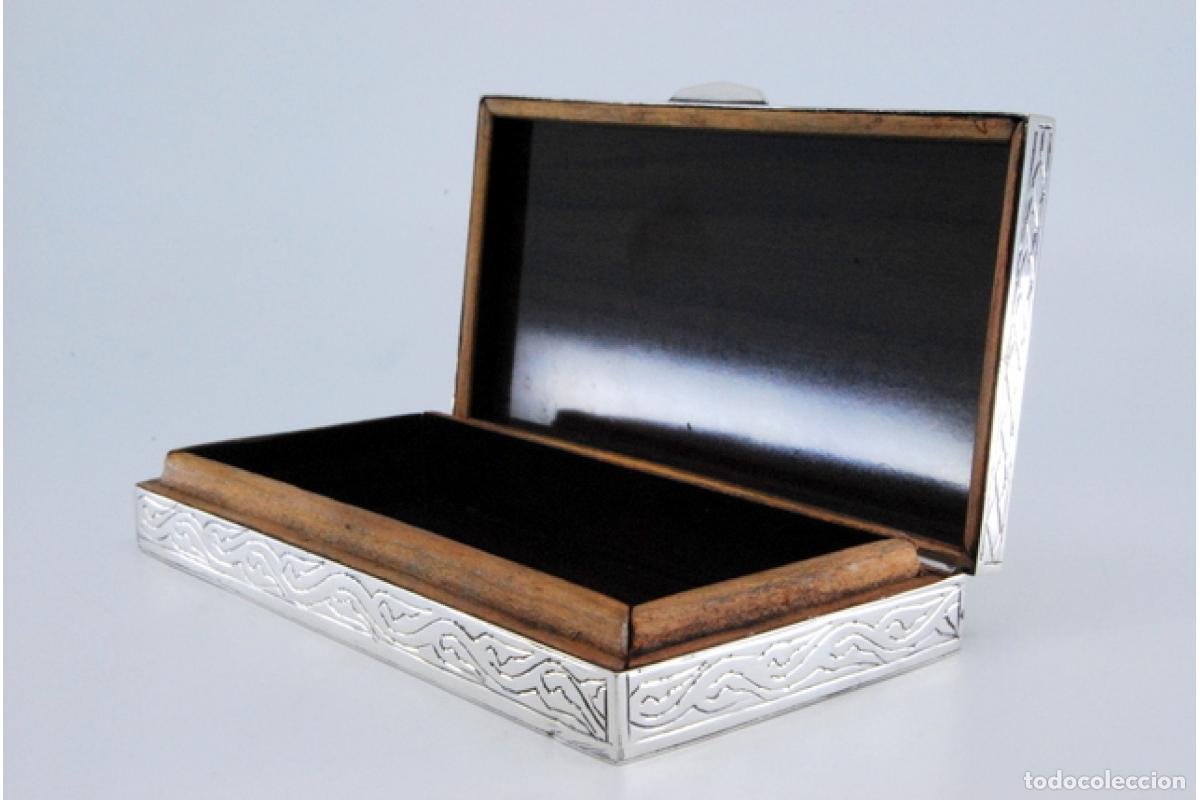 Antig&uuml;edades: Caja de tabaco, en plata - Foto 6