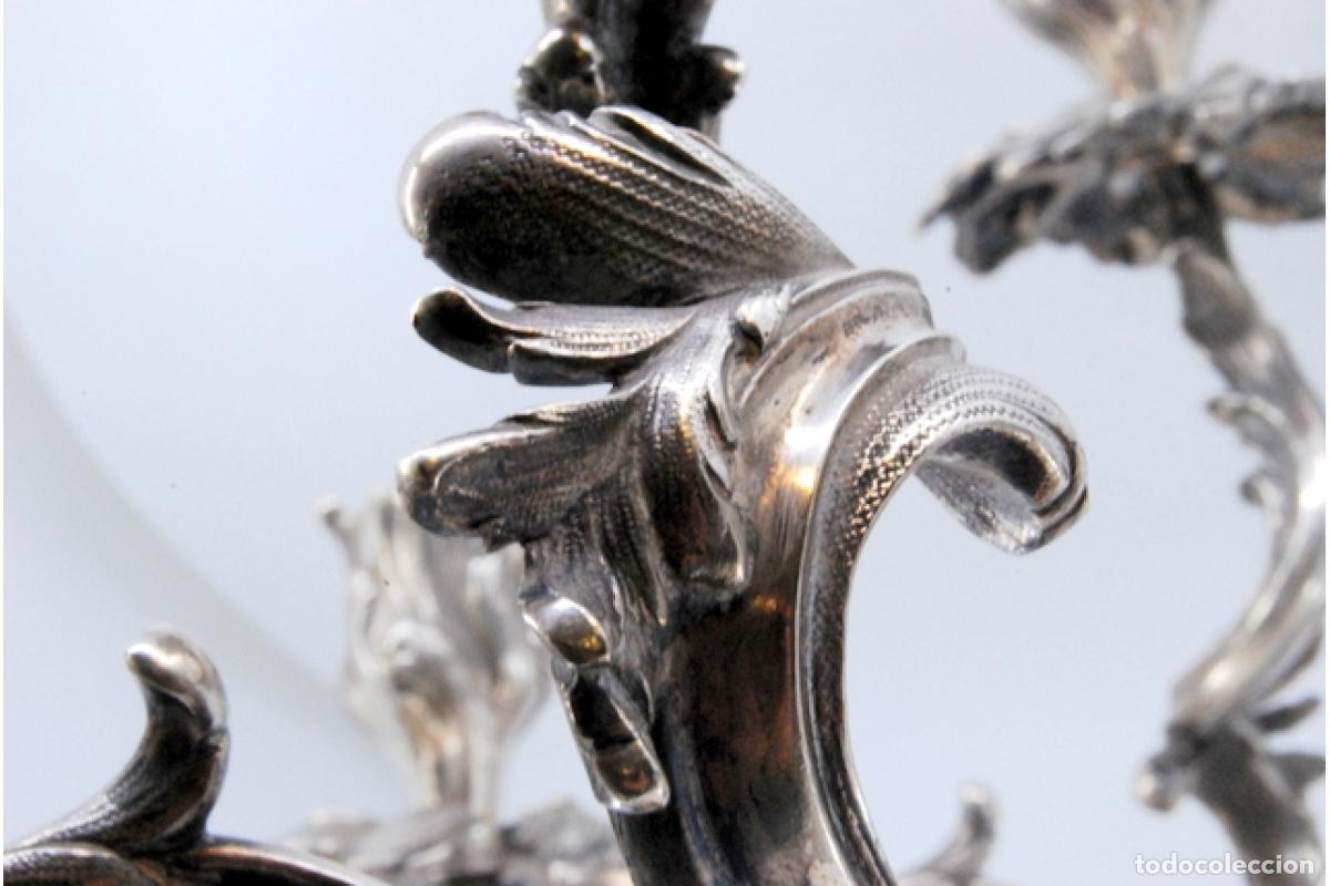 Antig&uuml;edades: Candelabros de plata - Foto 3