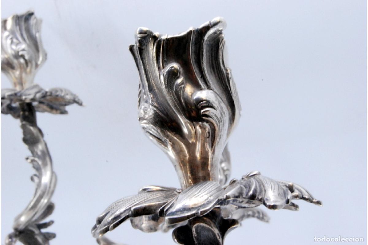 Antig&uuml;edades: Candelabros de plata - Foto 7