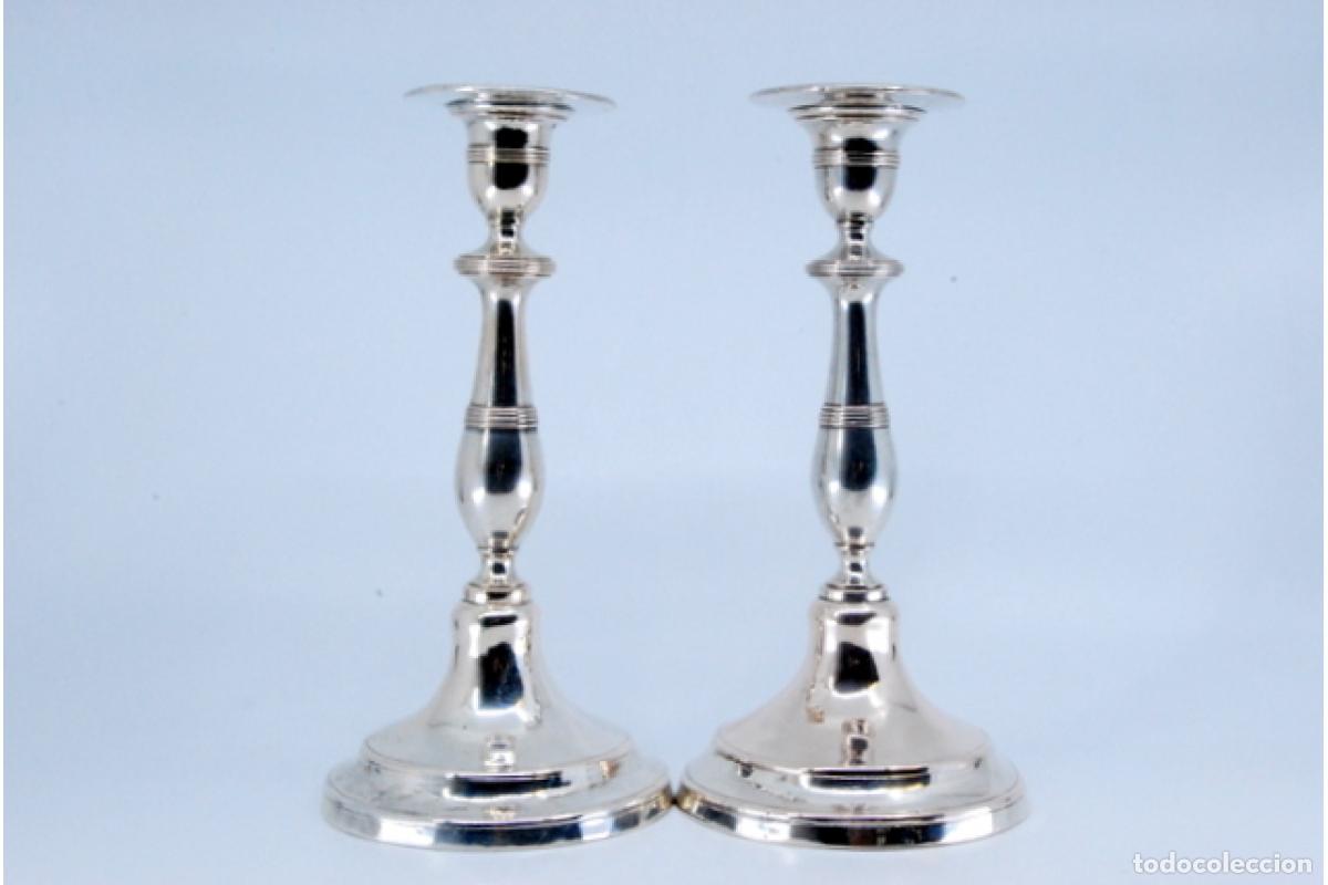 Antig&uuml;edades: candelabros de plata - Foto 2