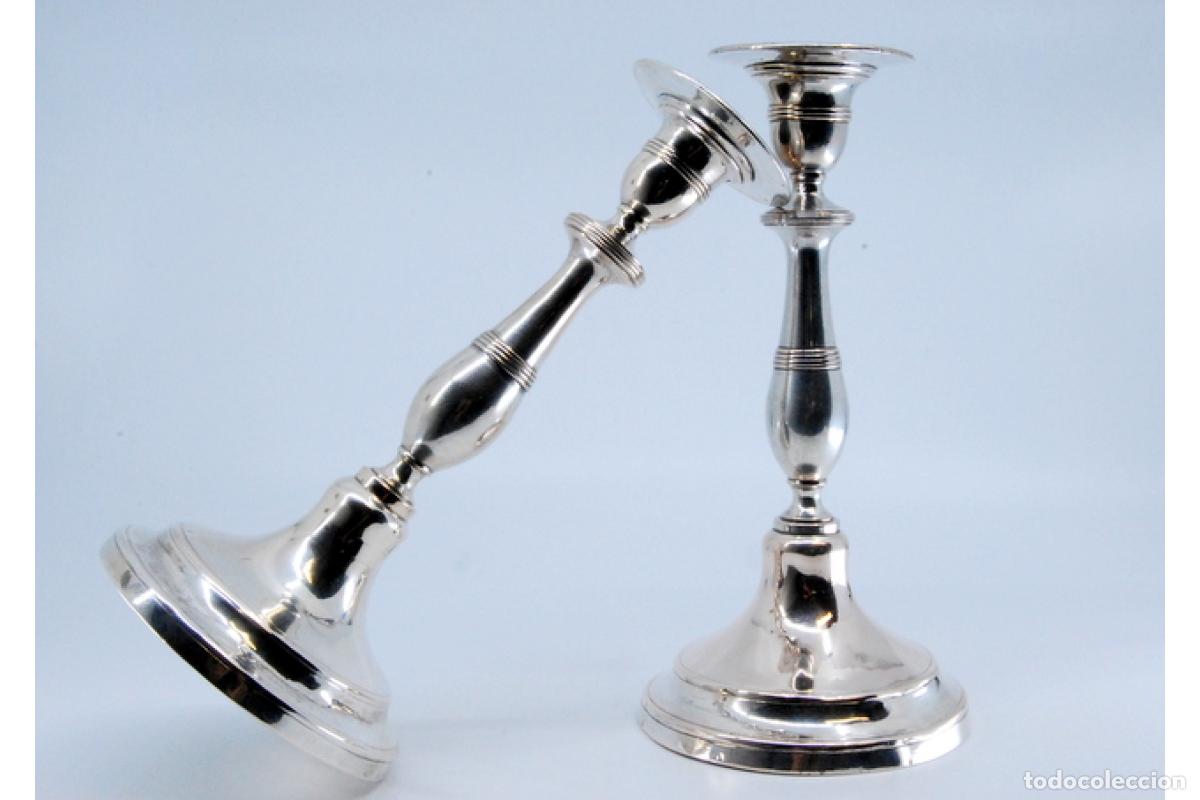 Antig&uuml;edades: candelabros de plata - Foto 3