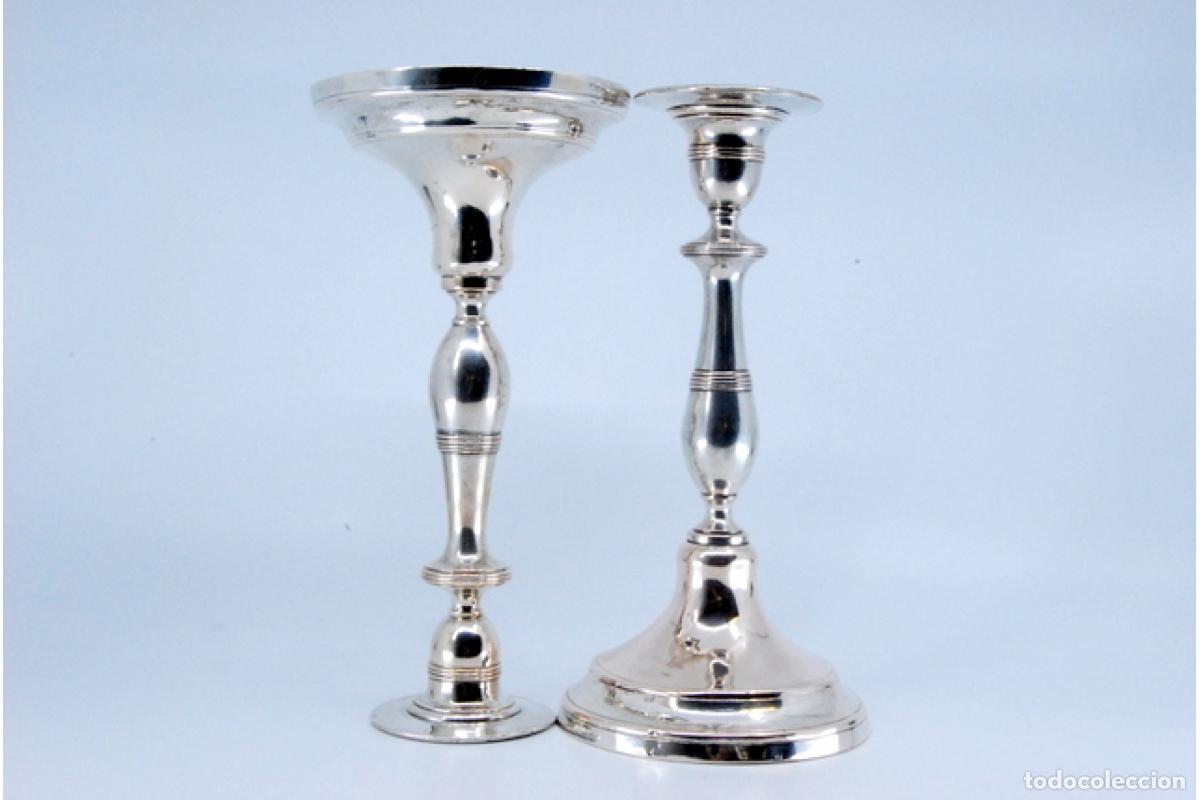 Antig&uuml;edades: candelabros de plata - Foto 6