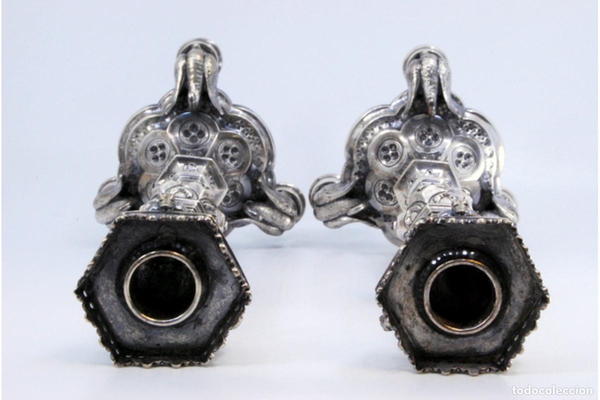 Antig&uuml;edades: candelabros de plata - Foto 9