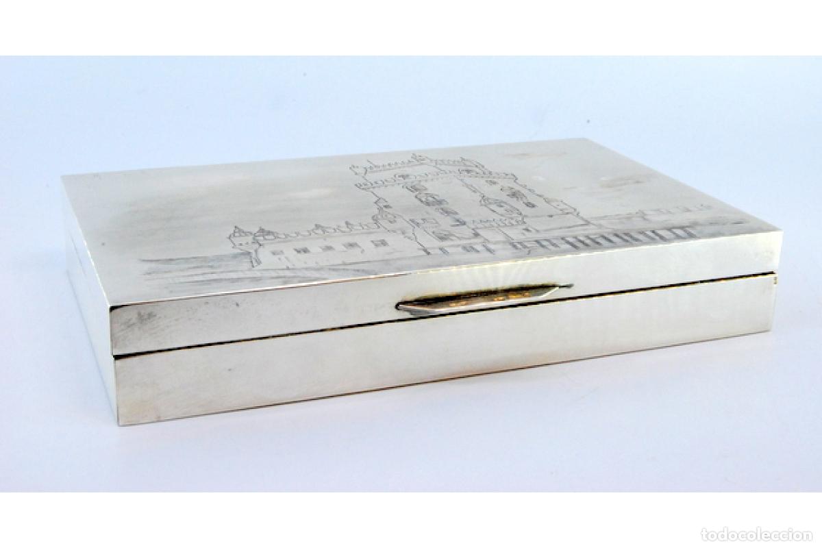 Antig&uuml;edades: Caja de tabaco, en plata - Foto 6