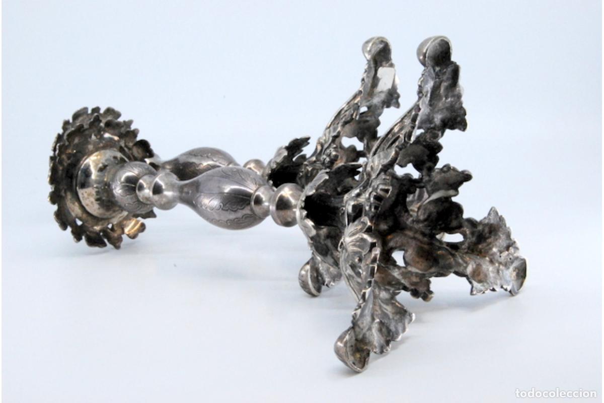 Antig&uuml;edades: candelabros de plata - Foto 5