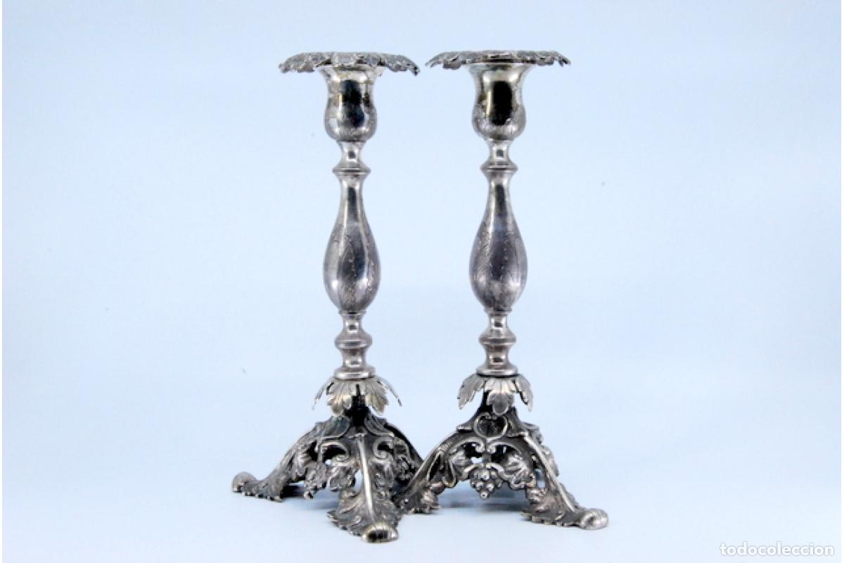Antig&uuml;edades: candelabros de plata - Foto 7