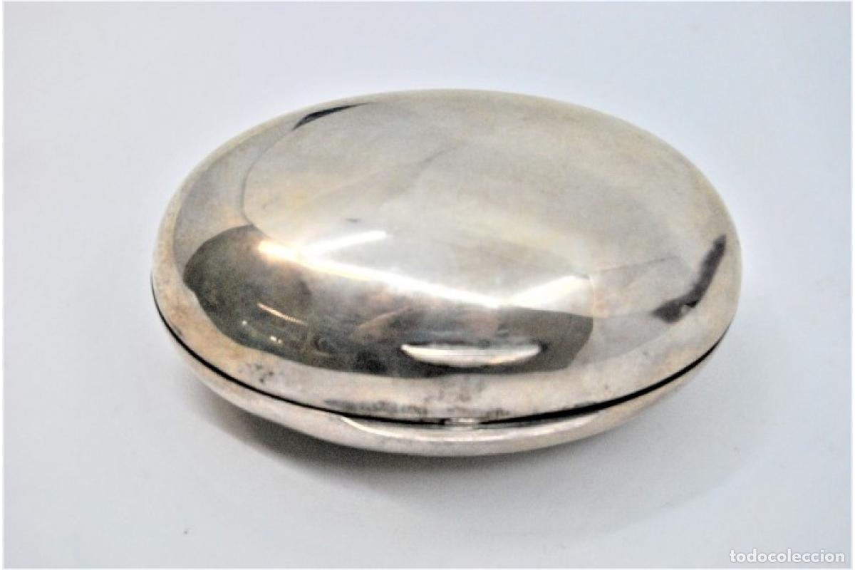 Antig&uuml;edades: jabonera de plata - Foto 3
