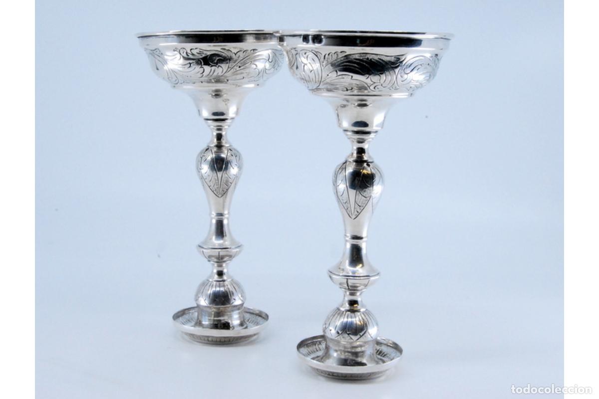 Antig&uuml;edades: candelabros de plata - Foto 5