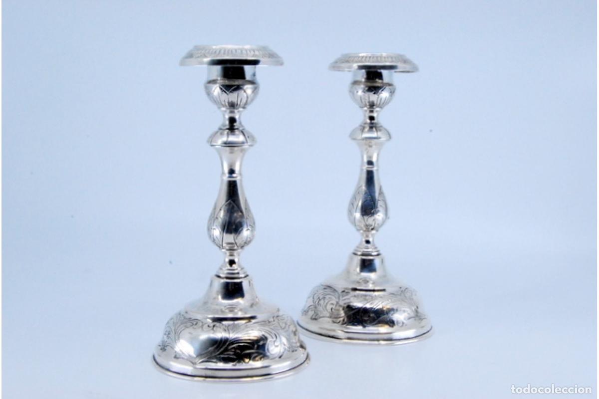 Antig&uuml;edades: candelabros de plata - Foto 10