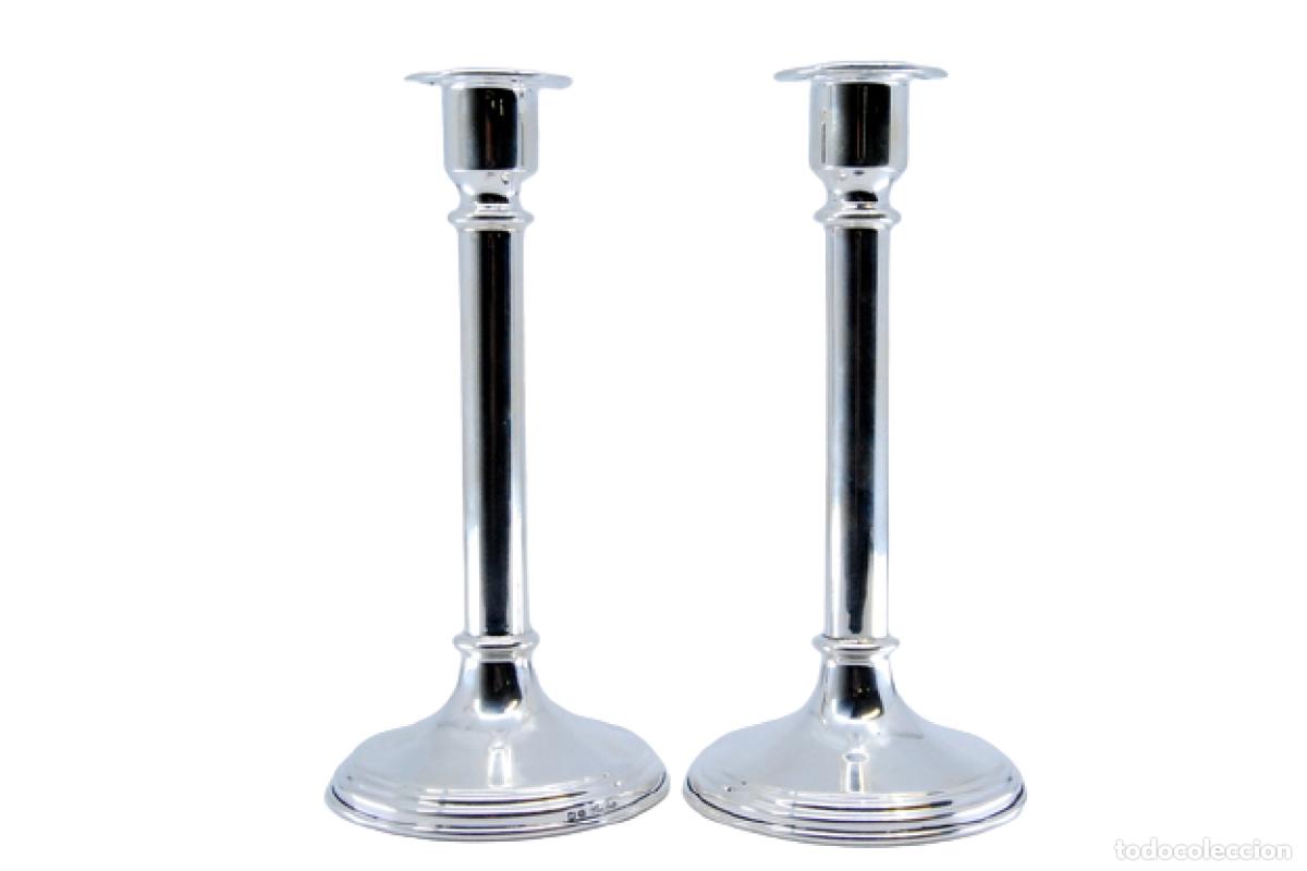 Antig&uuml;edades: candelabros de plata - Foto 1
