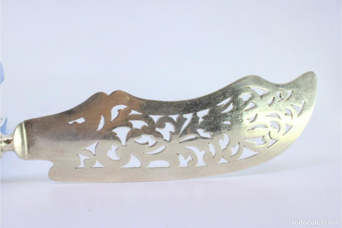 Antig&uuml;edades: Cuchillo de plata, para pescar - Foto 4