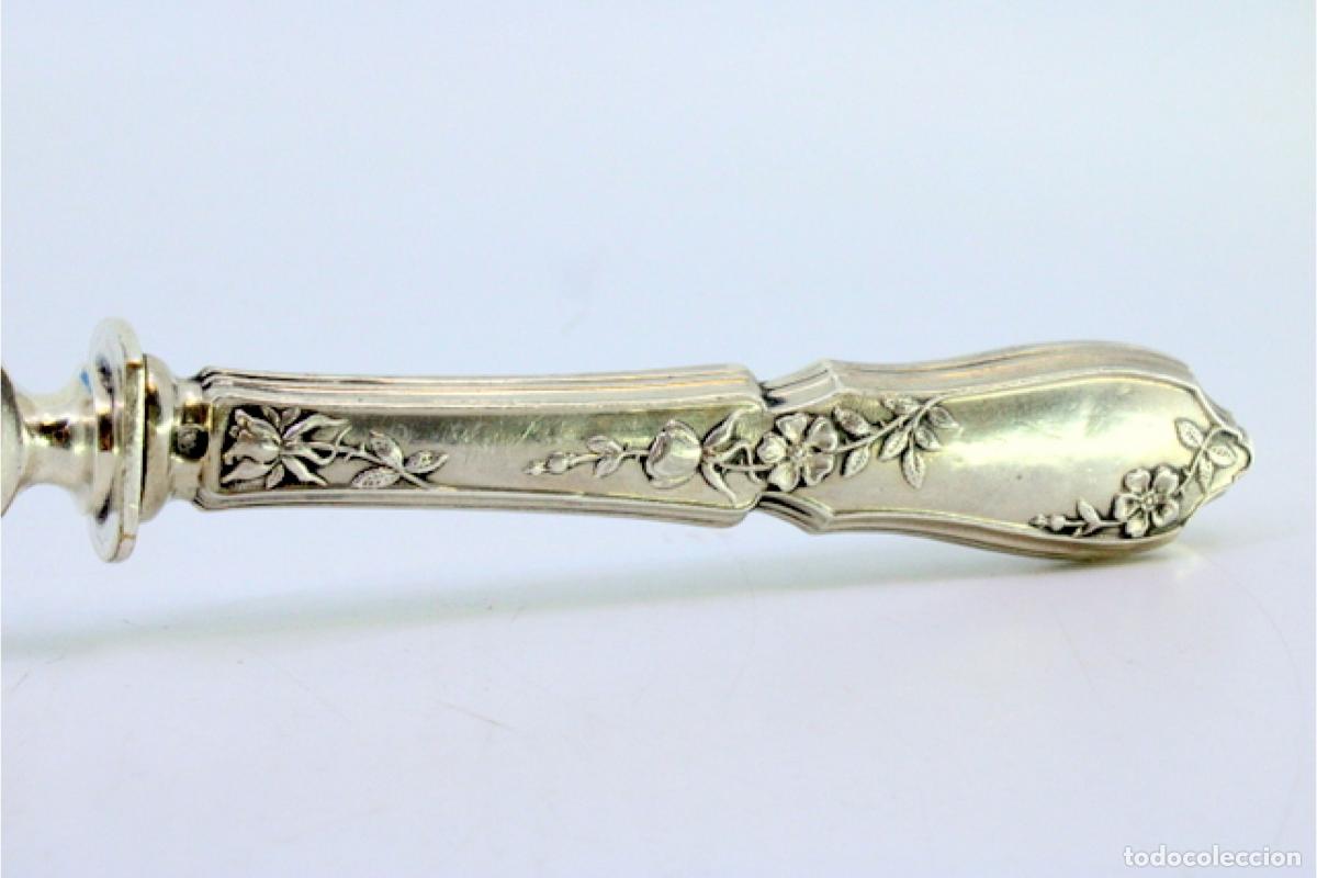 Antig&uuml;edades: Cuchillo de plata, para pescar - Foto 5