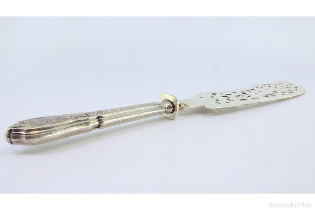 Antig&uuml;edades: Cuchillo de plata, para pescar - Foto 6