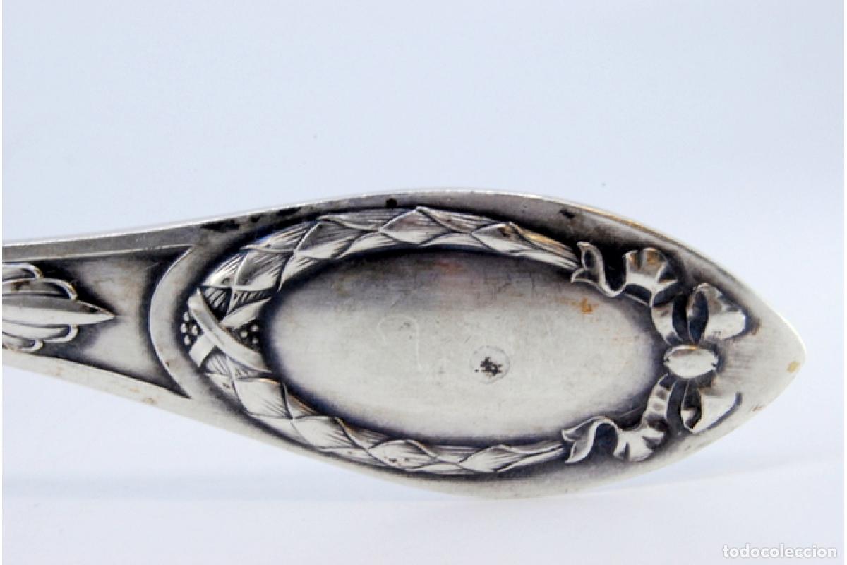 Antig&uuml;edades: Esp&aacute;tula de plata para servir el pastel - Foto 6