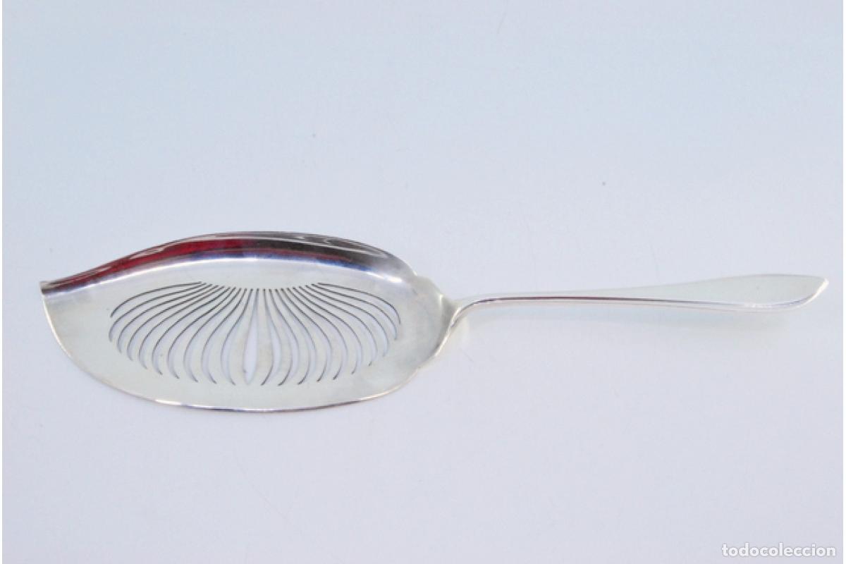 Antig&uuml;edades: Esp&aacute;tula de plata para servir pescado. - Foto 2
