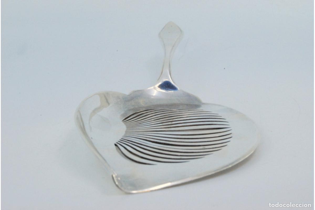 Antig&uuml;edades: Esp&aacute;tula de plata para servir pescado. - Foto 6