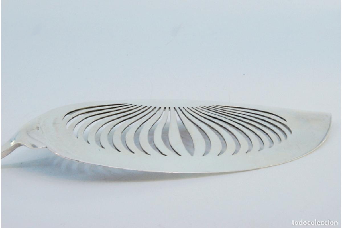 Antig&uuml;edades: Esp&aacute;tula de plata para servir pescado. - Foto 7