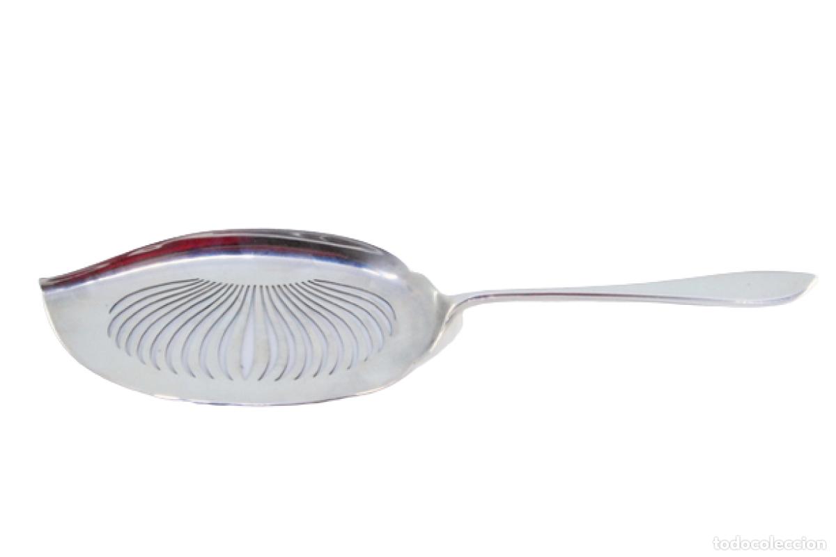 Antig&uuml;edades: Esp&aacute;tula de plata para servir pescado. - Foto 1