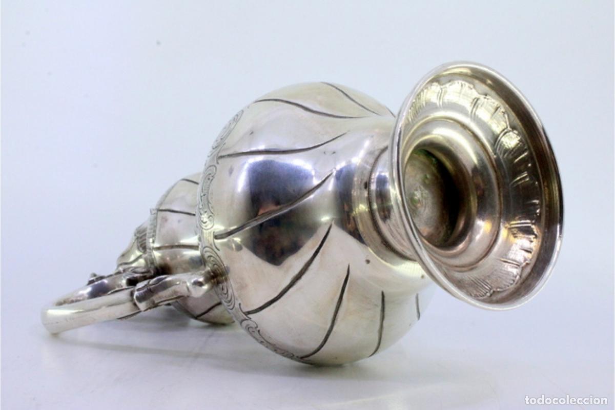 Antig&uuml;edades: Jarra de vino de plata - Foto 8