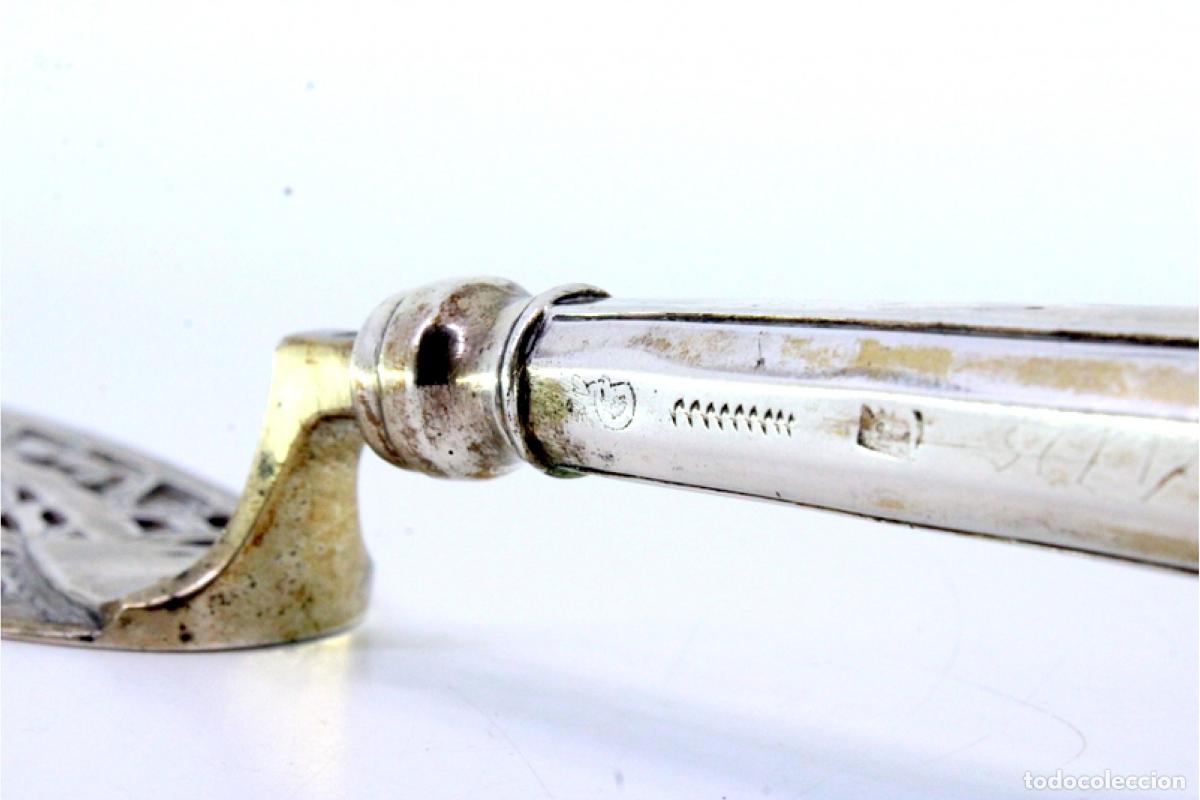 Antig&uuml;edades: Esp&aacute;tula de plata para servir pescado. - Foto 5