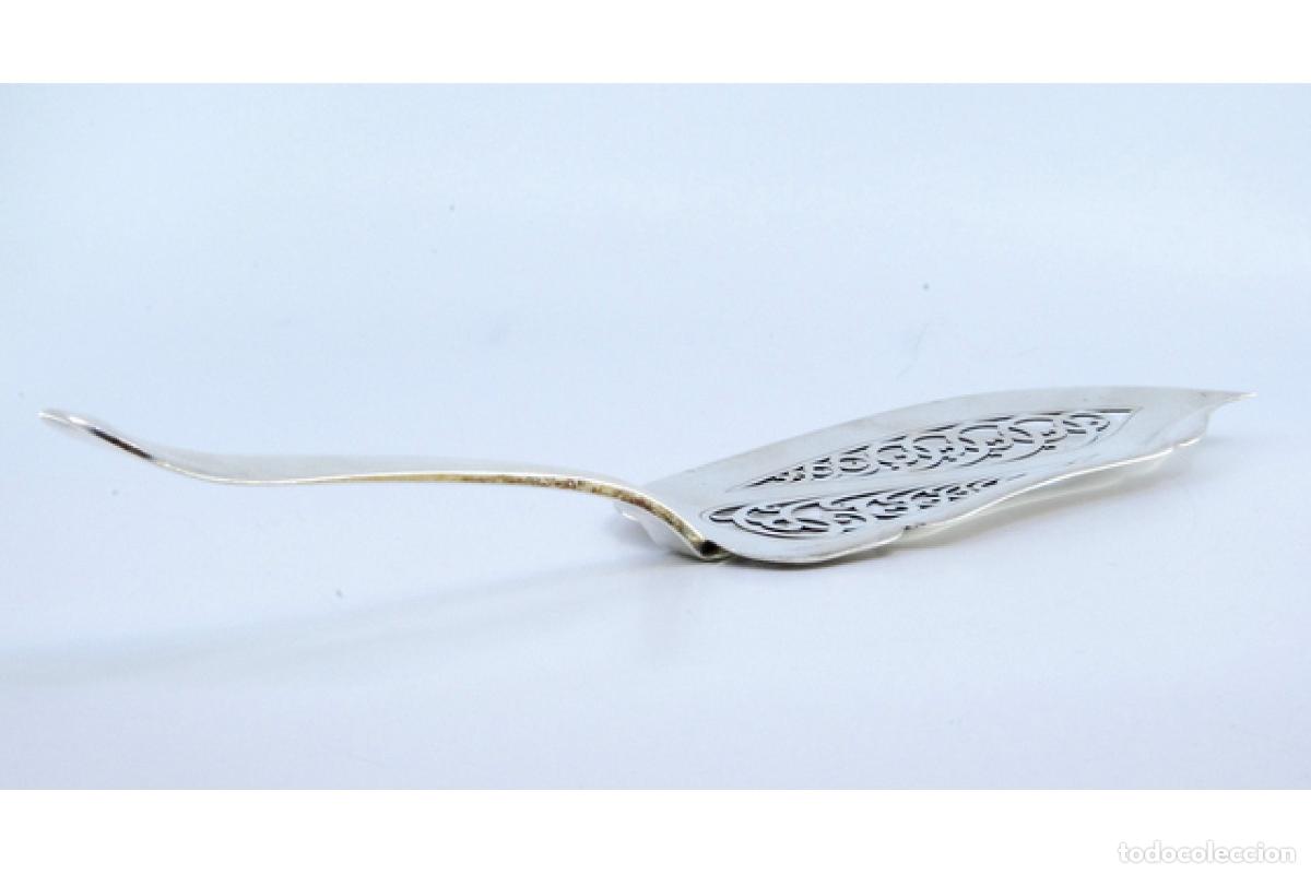 Antig&uuml;edades: Esp&aacute;tula de plata para servir pescado. - Foto 5