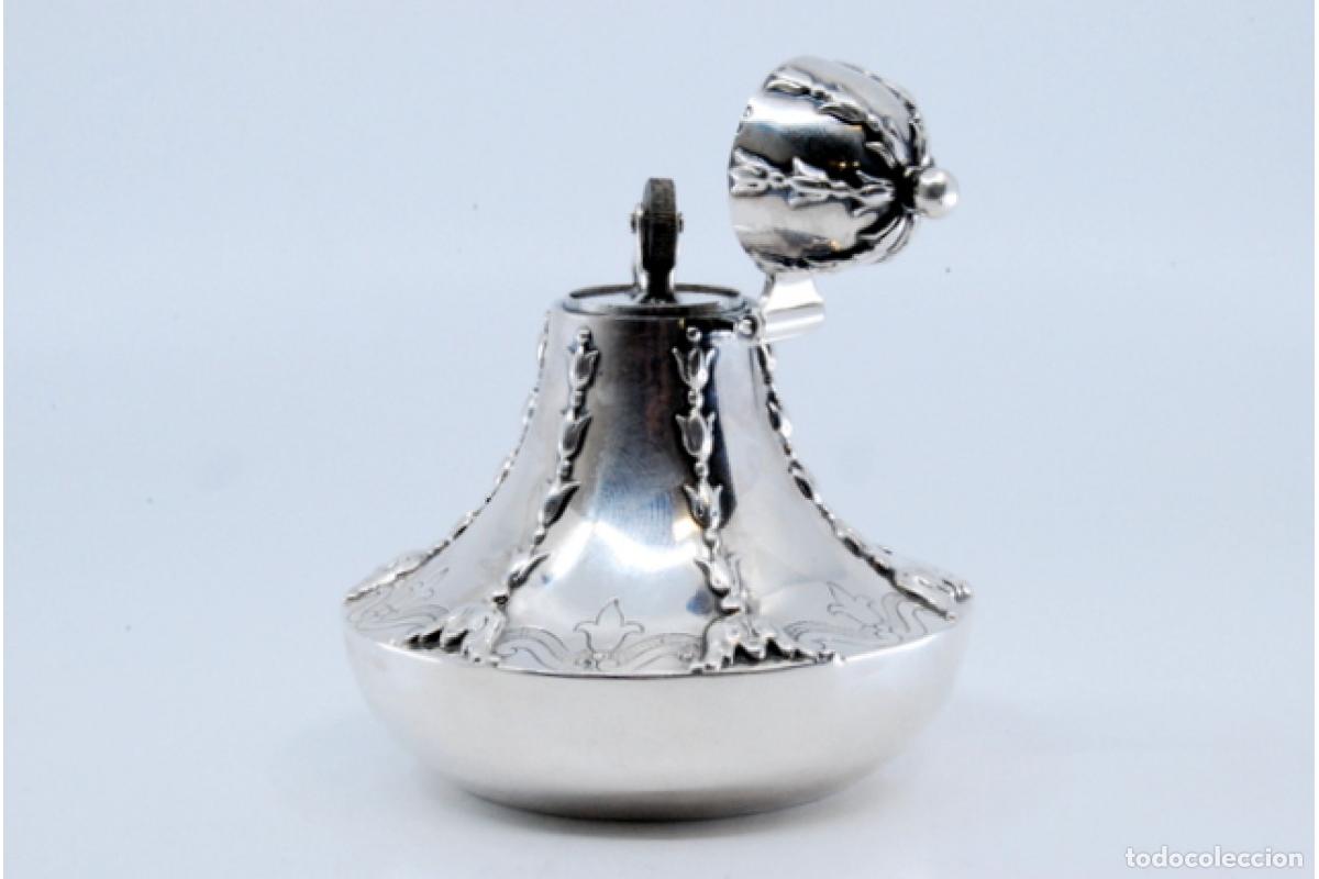 Antig&uuml;edades: Encendedor de plata - Foto 2