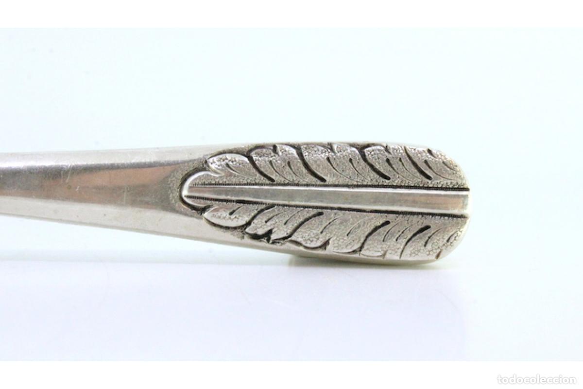 Antig&uuml;edades: Cuchillo de plata, para pescar - Foto 3