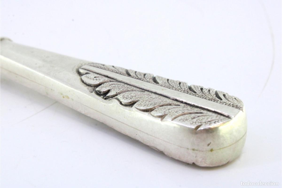 Antig&uuml;edades: Cuchillo de plata, para pescar - Foto 6