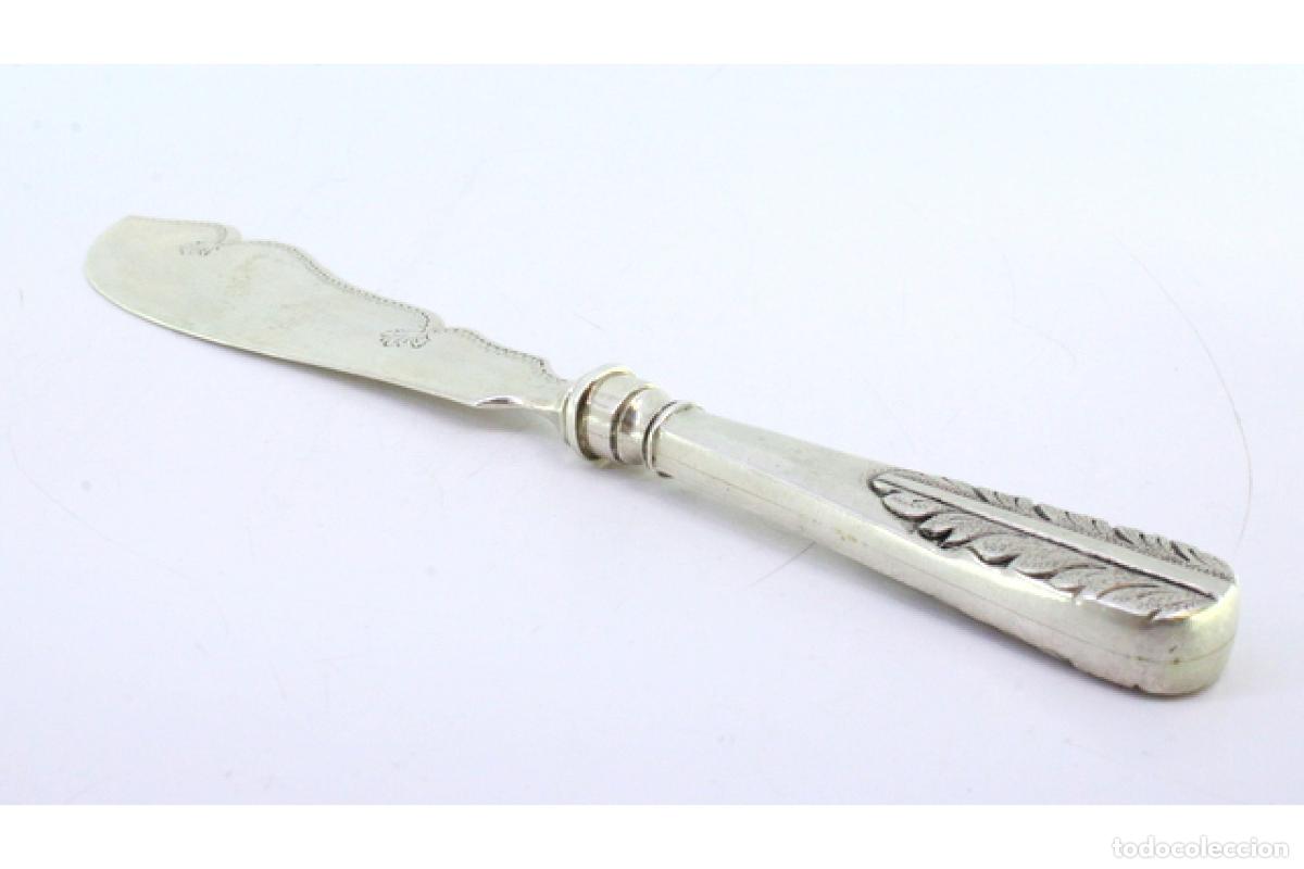 Antig&uuml;edades: Cuchillo de plata, para pescar - Foto 7