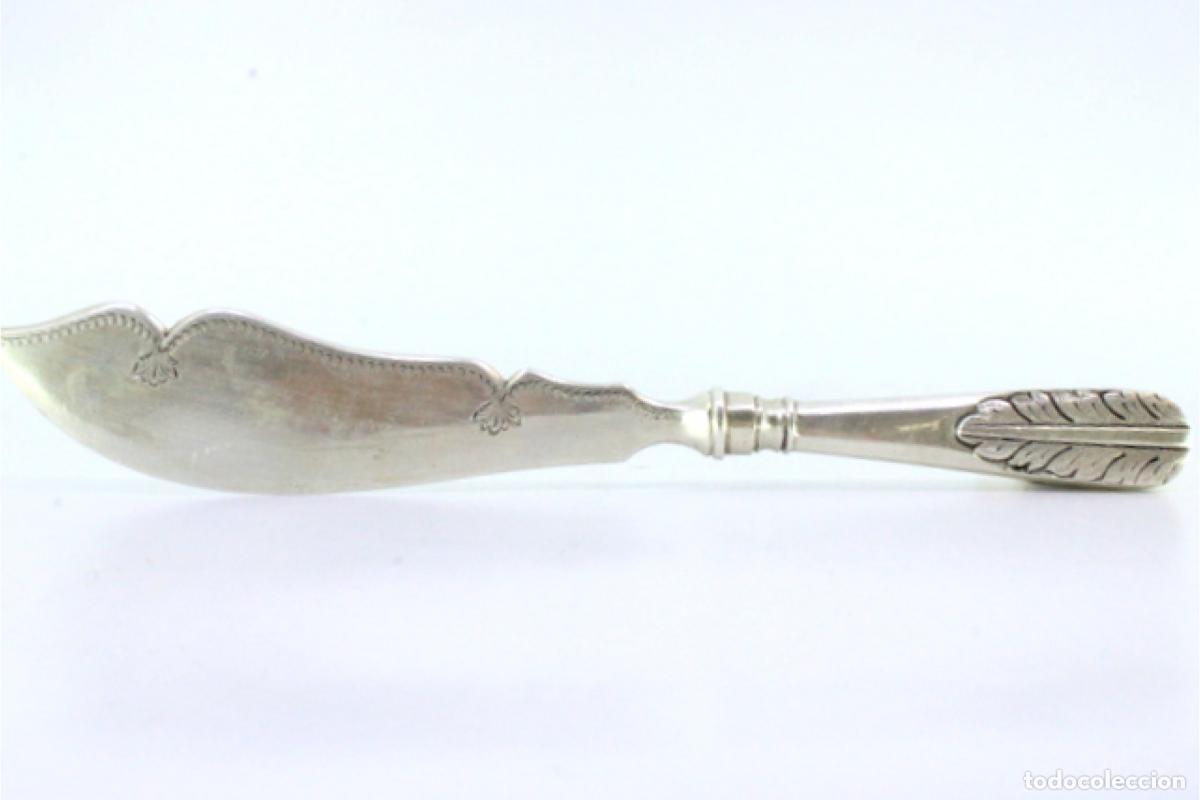 Antig&uuml;edades: Cuchillo de plata, para pescar - Foto 8