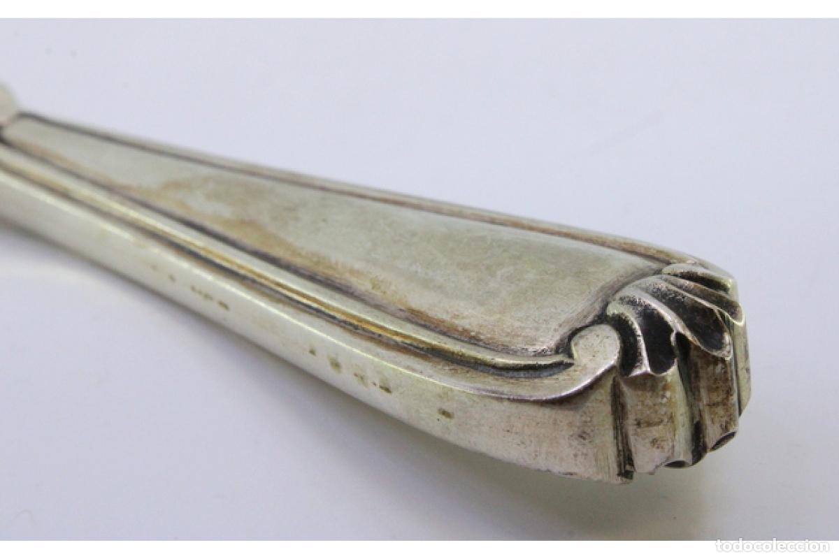 Antig&uuml;edades: Cuchillo de plata, para pescar - Foto 4